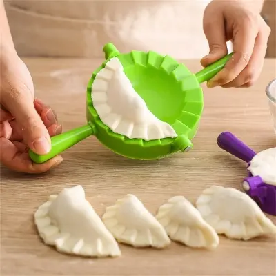 Picture of Kitchen tools 4 pcs plastic dough press dumpling pie maker -Multicolor