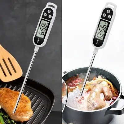Picture of Food Thermometer TP300 Meat Turkey Cooking Tool Food Probe For Kitchen -Multicolor