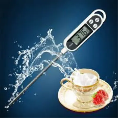 Picture of Food Thermometer TP300 Meat Turkey Cooking Tool Food Probe For Kitchen -Multicolor