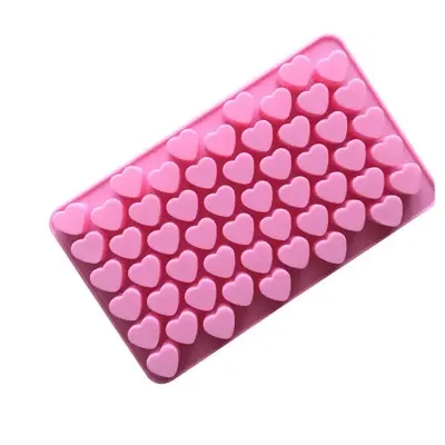 Picture of Mini Heart Silicone Chocolate Mold-1pcs -Multicolor