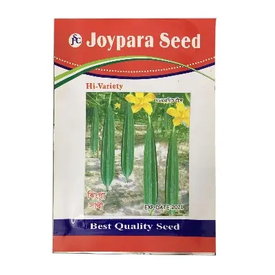 Picture of F1 Hybrid Jhinga Lotus Seed I হাইব্রিড ঝিঙে বীজ Sponge Gourd - Green
