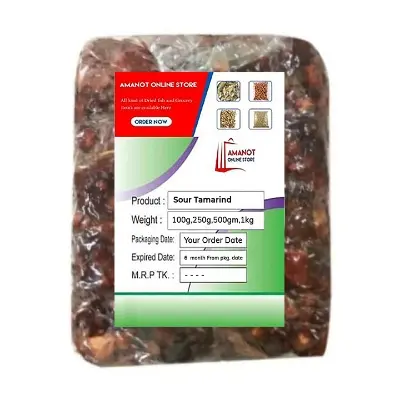 Picture of Sour Tamarind-(without shell)-1kg