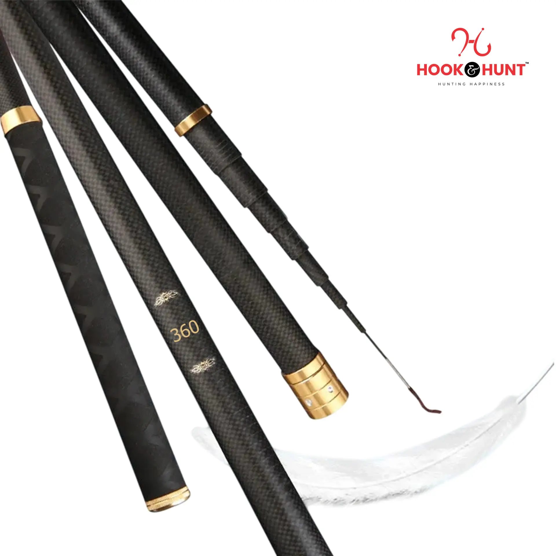 Picture of New High-Quality Carbon Fiber Stream Fishing Rod - 270 cm to 540 cm Rod with Explosion-Proof Ring (270 Cm)
