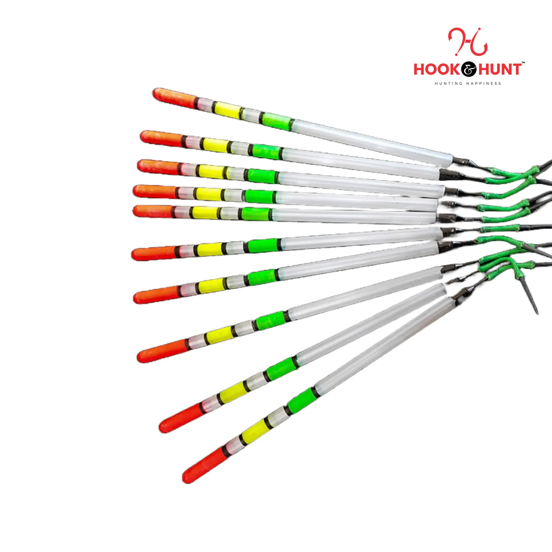 Picture of 10-Piece High-Visibility Fishing Floats, Multi-Color Sinkers for Deep/Topwater Fishing, Durable Material (৬.২ ইঞ্চি)