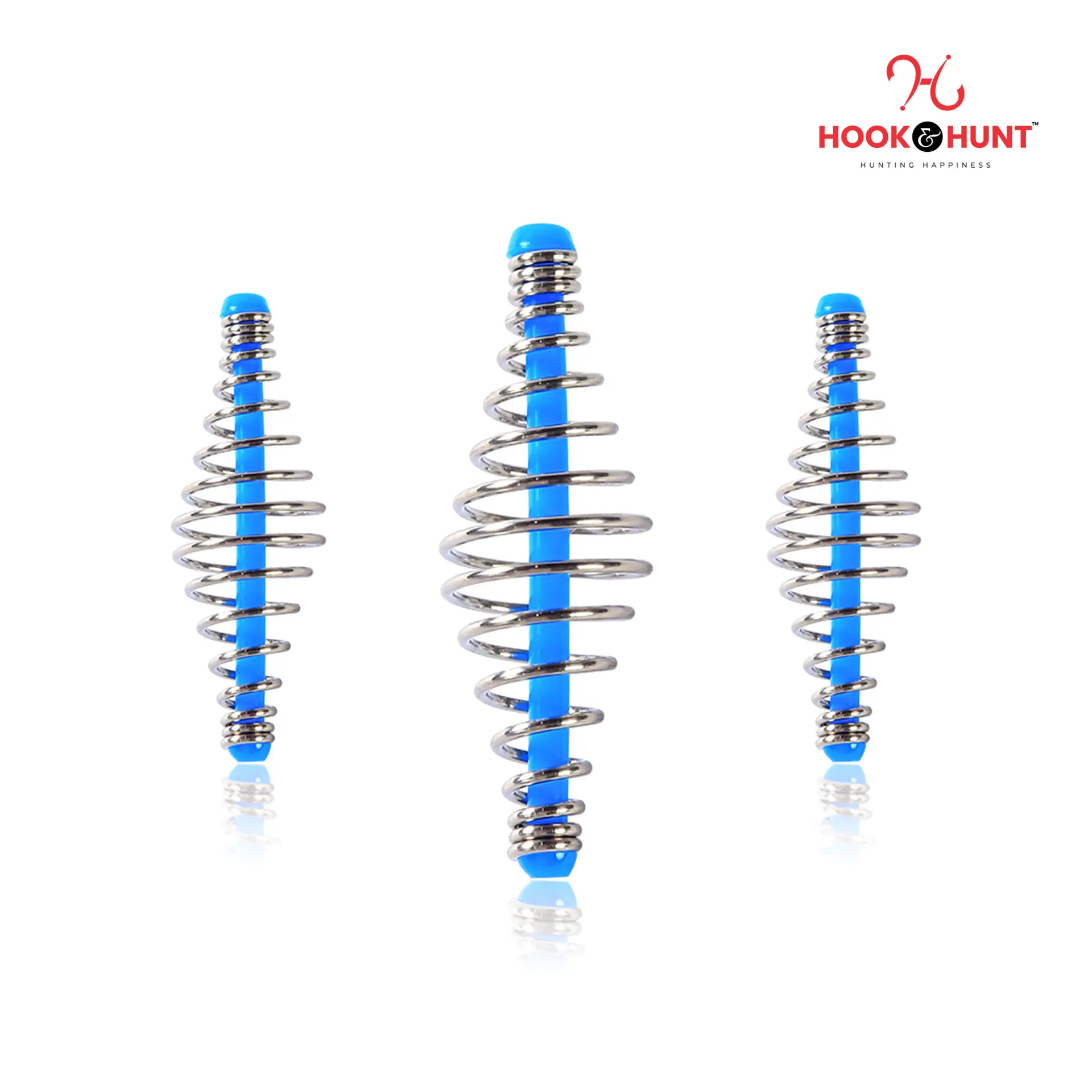 Picture of Stainless Steel Fishing Spring Line Hanger, Gold-Plated Fishing Top Jigging Spring Tool, Multi - Size (০৫ পিস)