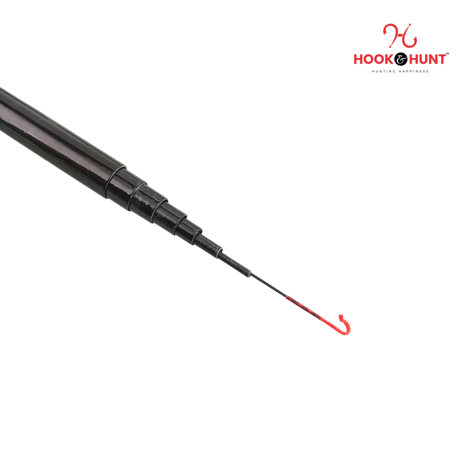 Picture of Super Hard High-Visibility Teal/White Fiberglass Spinning Rod– Sky Blue colour Rod– 180 cm to 720 cm (360 cm)