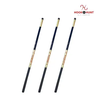 Picture of High-Performance High-Speed Spinning Fishing Rod - 180 cm to 720 cm Rod - Metallic Gold - Carbon Fiber (300 cm)