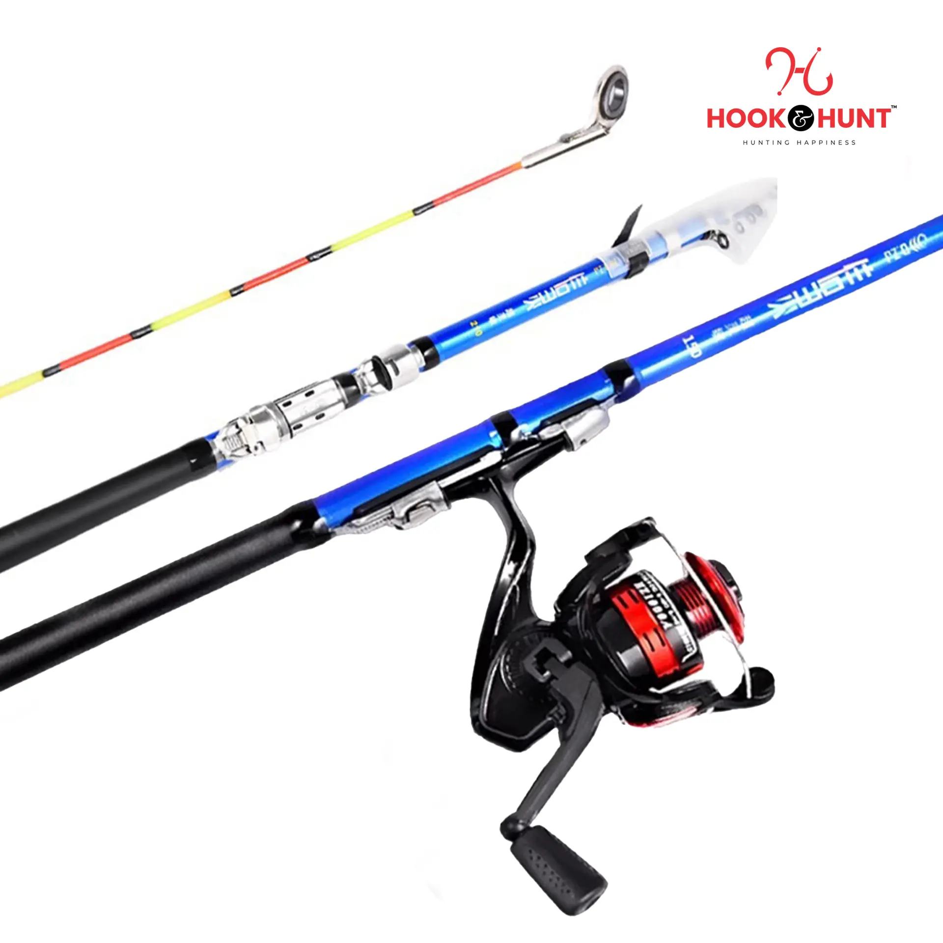 Picture of Arina FRP Special Sea Rod – Rhythm of the Sea Fiberglass Scalable Fishing Rod, Multiple Colors & Lengths (270 cm)