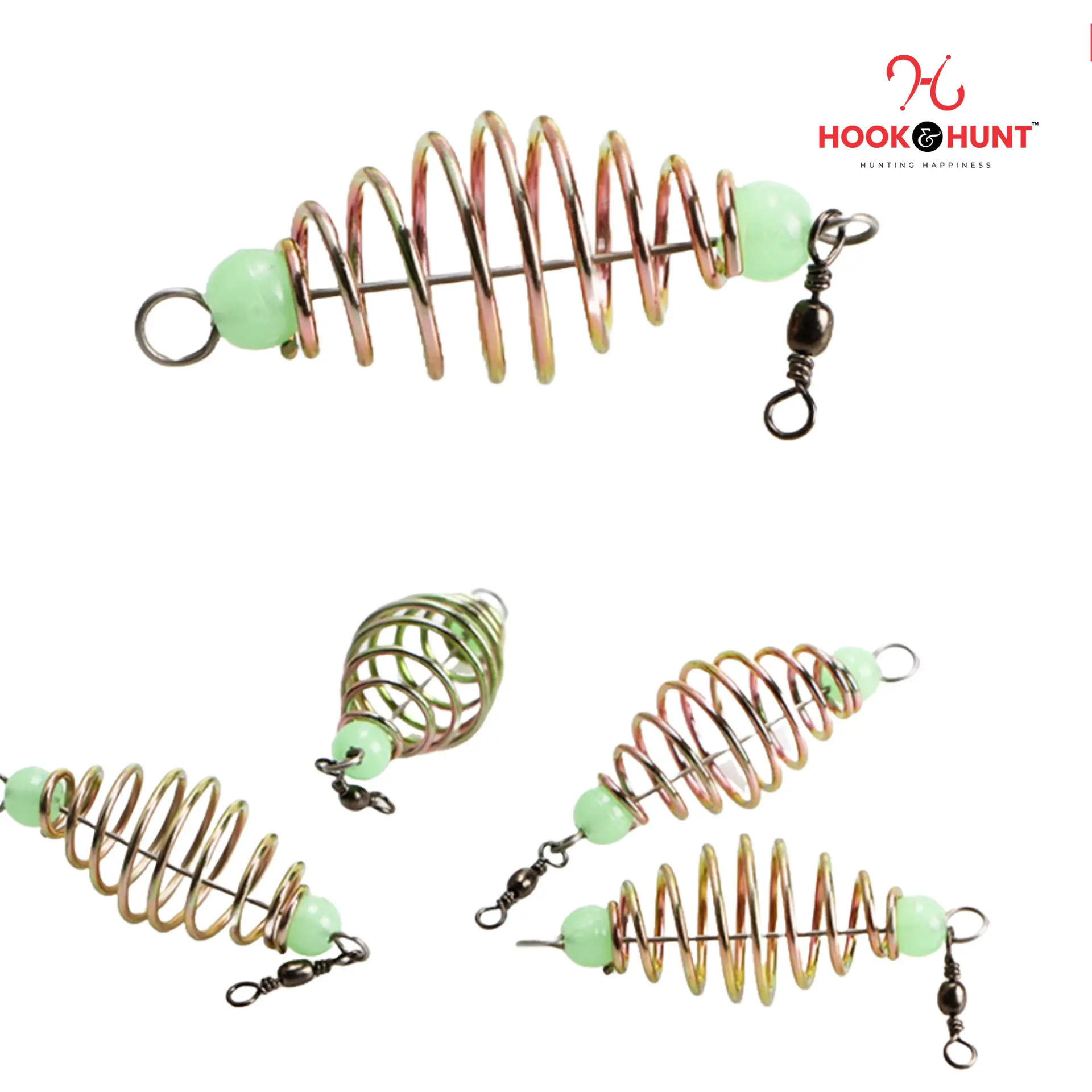 Picture of High-Quality Stainless Steel Fishing Spring Feeder with Inline Hook for Lure Fishing (০১ পিস)