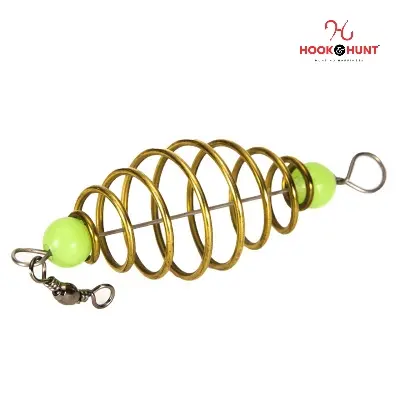 Picture of High-Quality Stainless Steel Fishing Spring Feeder with Inline Hook for Lure Fishing (০১ পিস)
