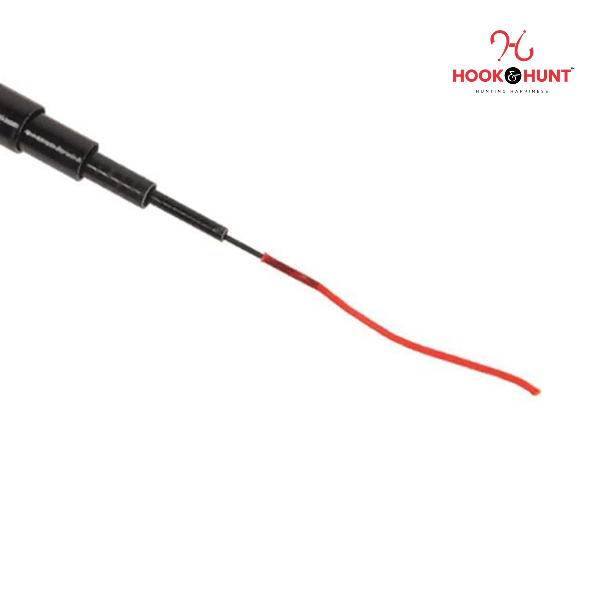 Picture of 300 cm Red Colour Fiberglass Stream Rod Super Hard Light Strong Hand Fishing Rod Red Colour (300 cm)