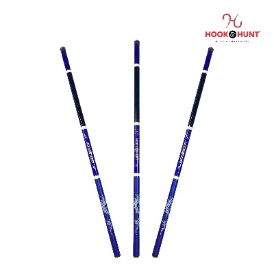 Picture of 300 cm Blue Color FRP Fiberglass Stream Rod– Super Hard Light Strong Hand Fishing Rod– Blue Colour Rod. (300 cm)