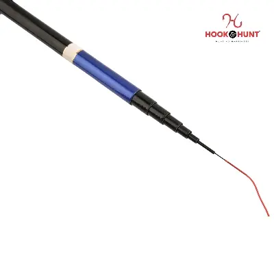 Picture of 360 cm Blue Color FRP Fiberglass Stream Rod– Super Hard Light Strong Hand Fishing Rod– Blue Colour Rod. (360 cm)