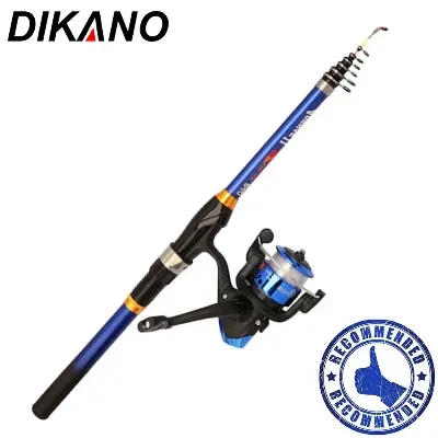 Picture of New High-Quality Carbon Casting Fishing Rod and Reel Combo Set for Saltwater/Freshwater (300cm)