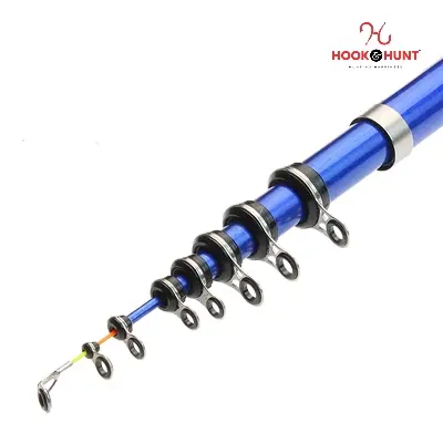 Picture of 270 cm Arina FRP Special Sea Rod – Rhythm of the Sea Fiberglass Scalable Fishing Rod, Blue Color Rod. (270 cm)
