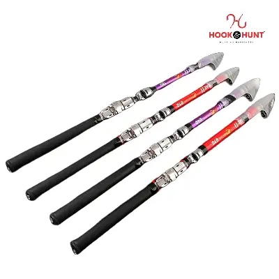 Picture of Arina FRP 240 cm Rod – Dual-purpose Fiberglass Soft Tail Small Fishing Rod – Lightweight Raft/Rock Rod for Rivers & Lakes. (240 cm)