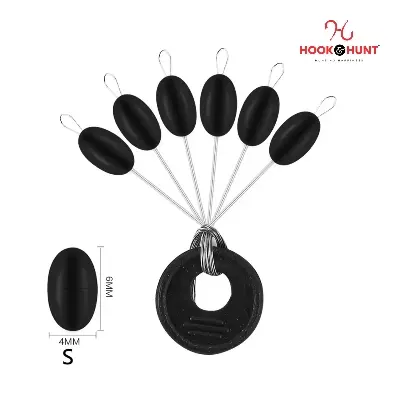 Picture of 10 Pcs Premium Fishing Rubber Stopper Beads – Line Float Positioner for Hooks & Sinkers (Pack of 10 Rings) (বড় - ১০ টি)