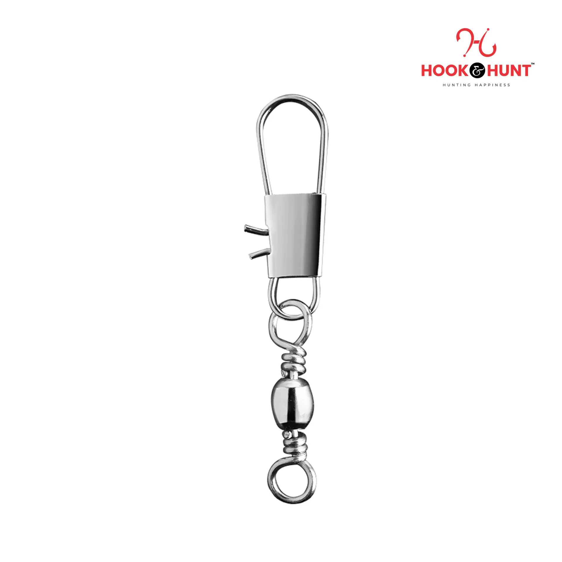 Picture of 20 Pcs Premium Fishing Barrel Swivel with Interlock Snap – Anti-Twist Quick Connector (১০ নাম্বার - ২০ টি)