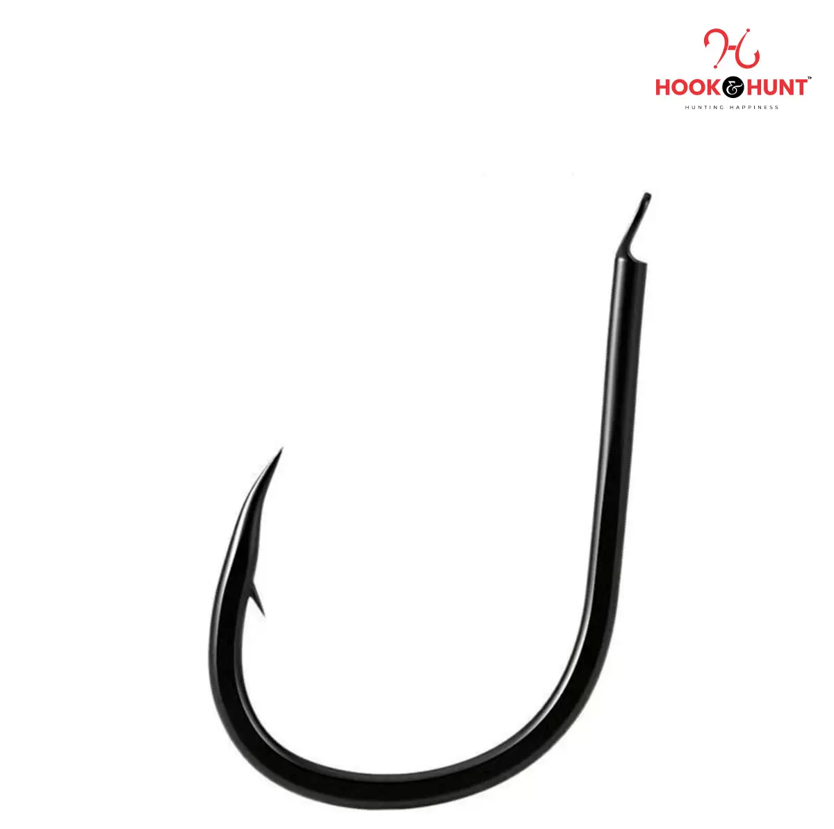 Picture of 02 Pack / 20 Pcs Pure Black Ise Fish Hook – High Carbon Barbed Fishing Hook for Carp & Crucian Carp (Bulk Genuine Pack). (Size - #1)