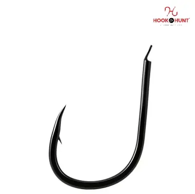 Picture of 02 Pack / 20 Pcs Pure Black Ise Fish Hook – High Carbon Barbed Fishing Hook for Carp & Crucian Carp (Bulk Genuine Pack). (Size - #13)