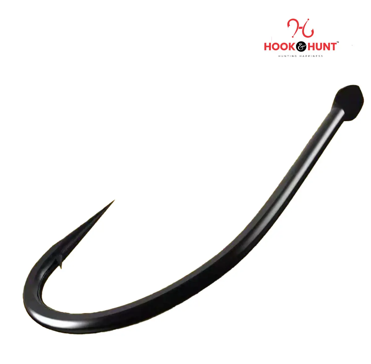 Picture of 02 Pack / 20 Pcs Authentic Pure Black Izu High Carbon Steel Fish Hook – Barbed  ( Hook & Hunt ) (SIze - #6)