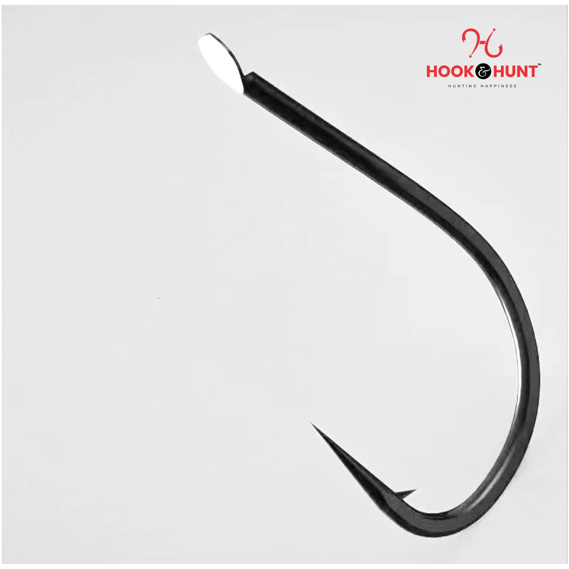 Picture of 02 Pack / 20 Pcs Authentic Pure Black Izu High Carbon Steel Fish Hook – Barbed  ( Hook & Hunt ) (SIze - #2)