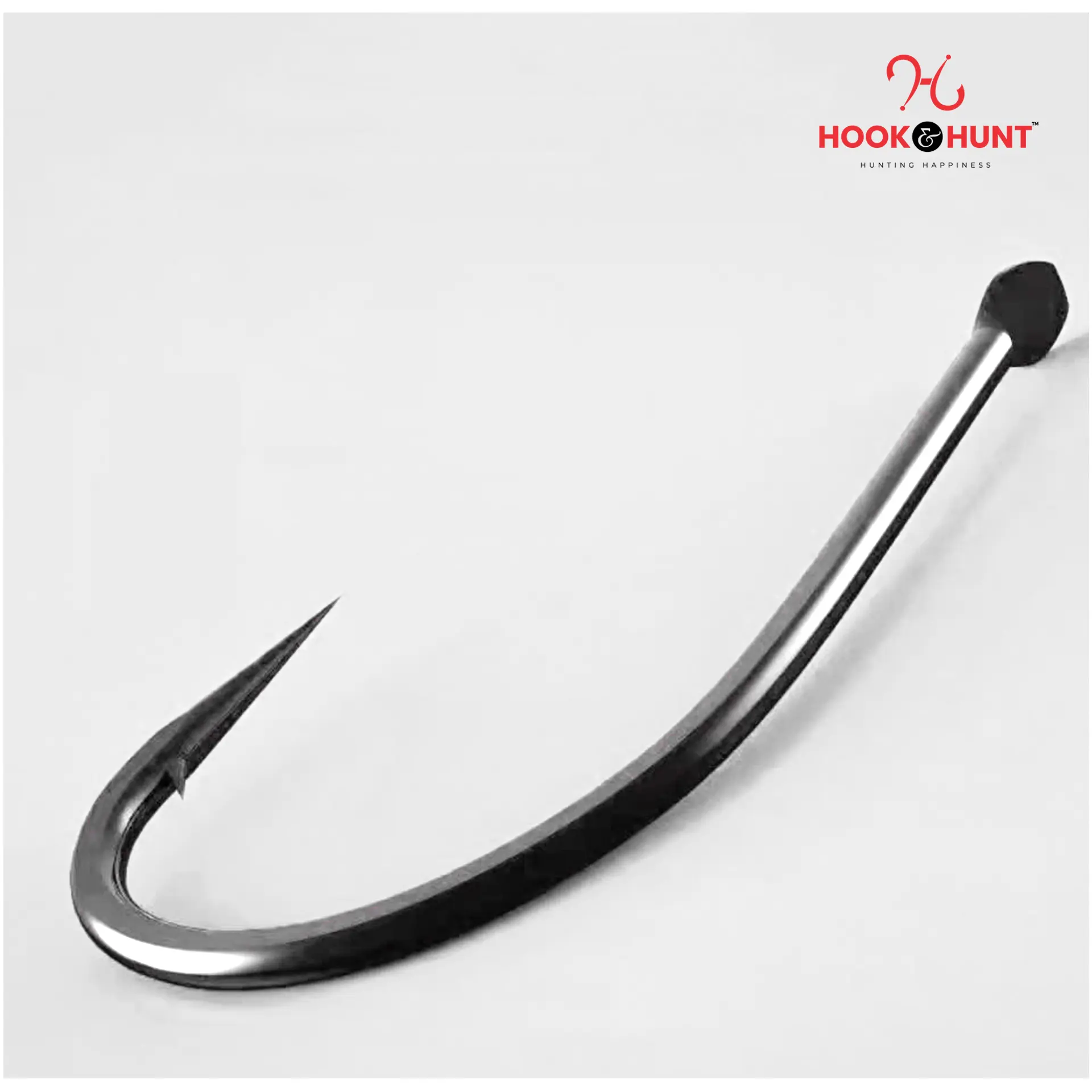 Picture of 02 Pack / 20 Pcs Authentic Pure Black Izu High Carbon Steel Fish Hook – Barbed  ( Hook & Hunt ) (SIze - #10)