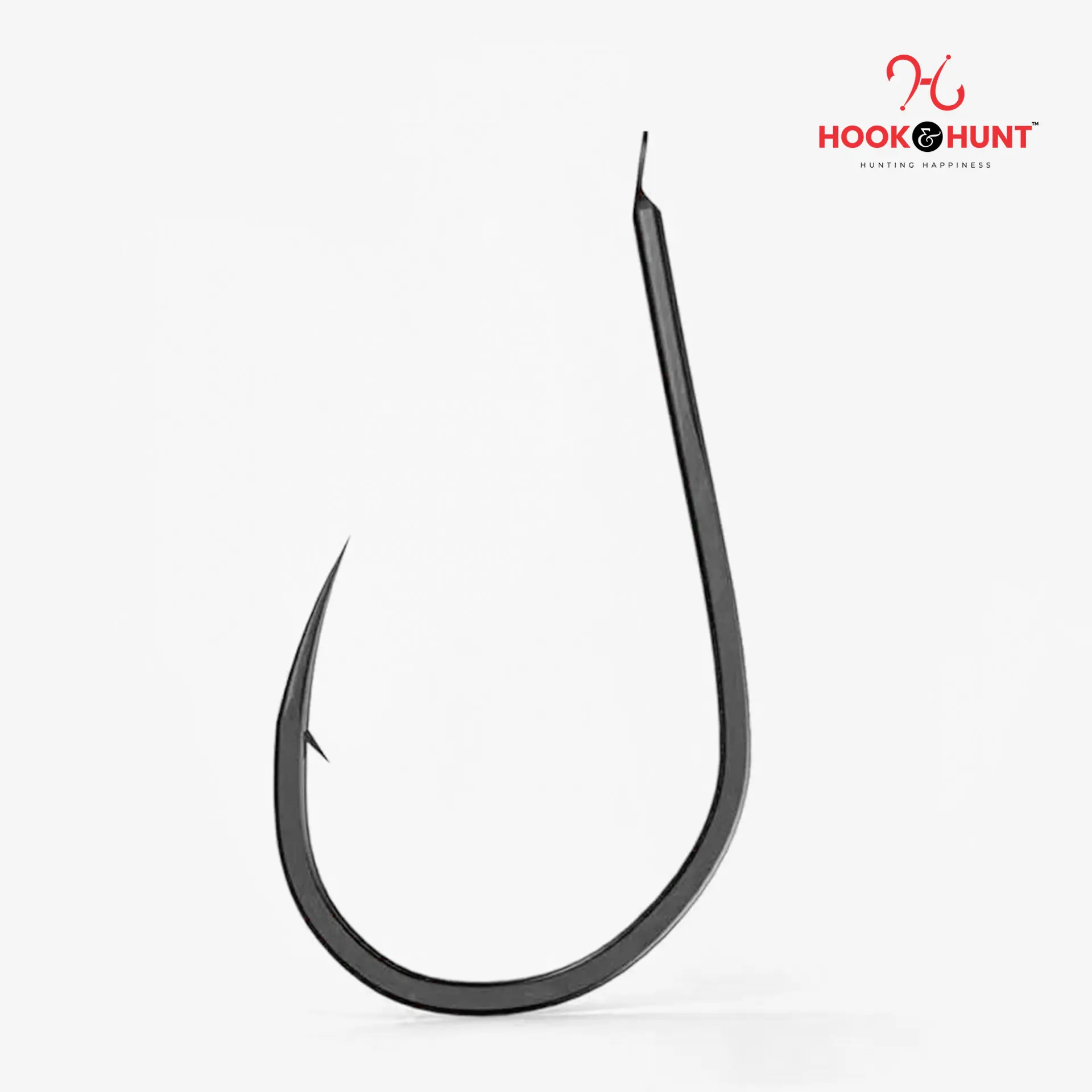 Picture of 02 Pack / 20 Pcs Black Demon Barbed Fish Hook – Ultra Sharp,(Hook & Hunt) (Nano # 0.5)