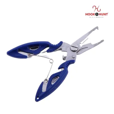 Picture of New Multi-Function Stainless Steel Fishing Pliers, Quick-Release Line Cutter, Adjustable Loop, Durable & Portable (নীল)