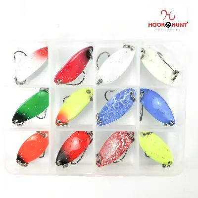 Picture of High-Quality Metal Fishing Lures Set with Storage Box - Assorted Colors for Long-Distance Casting (০৩ পিস)