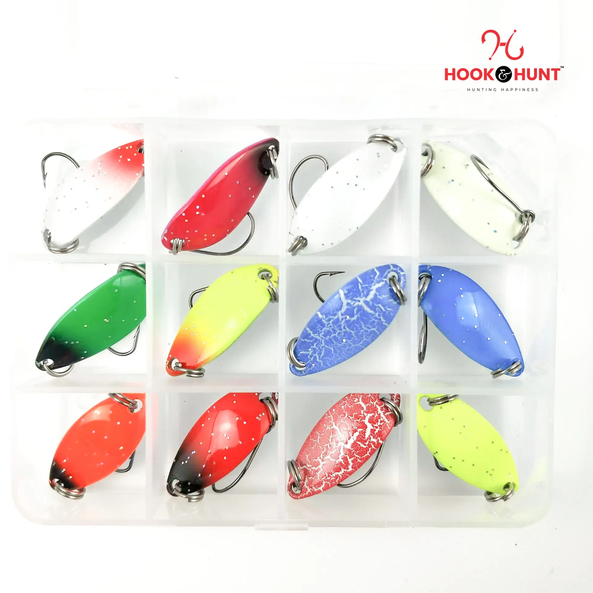 Picture of High-Quality Metal Fishing Lures Set with Storage Box - Assorted Colors for Long-Distance Casting (০৬ পিস)