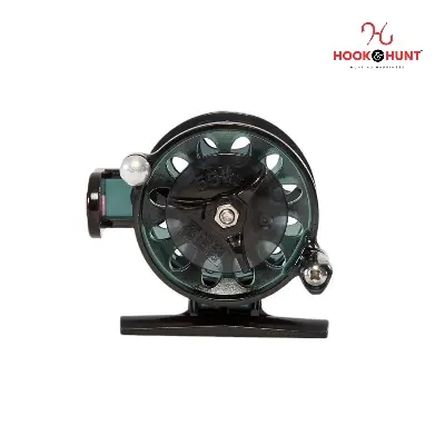 Picture of 01 Pcs  ABS Plastic Portable Mini Fly Fishing Reel – Winter Ice Carp Reel. (কালো)