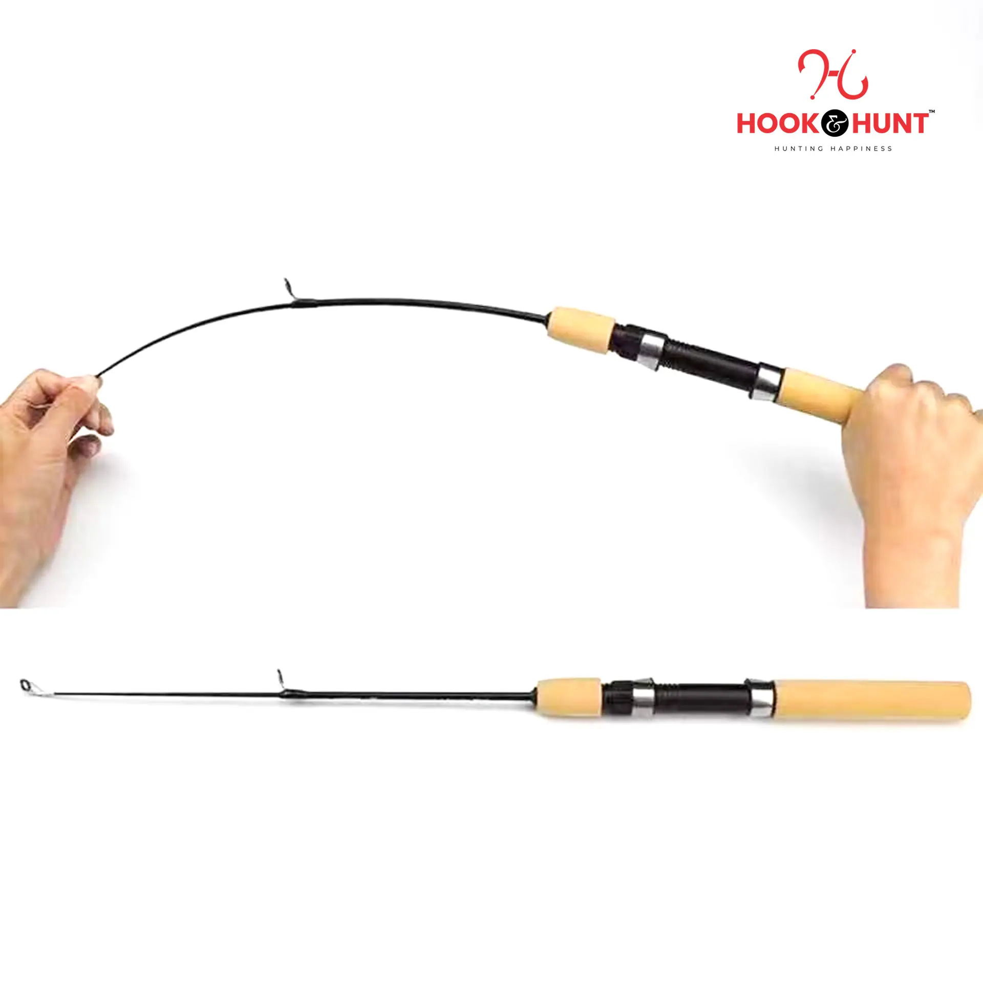 Picture of 01 Pcs High-Quality Adjustable Telescopic Fishing Rod 65cm/75cm with Guide Ring for Ice Fishing (৭৫ সেন্টি মিটার)