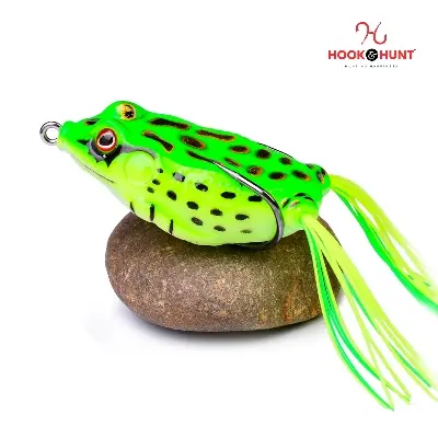 Picture of New High-Quality Artificial Frog Fishing Lure with Soft Friction Double Hook Crankbait, 05/08/12grams. (০৮ গ্রাম সবুজ)
