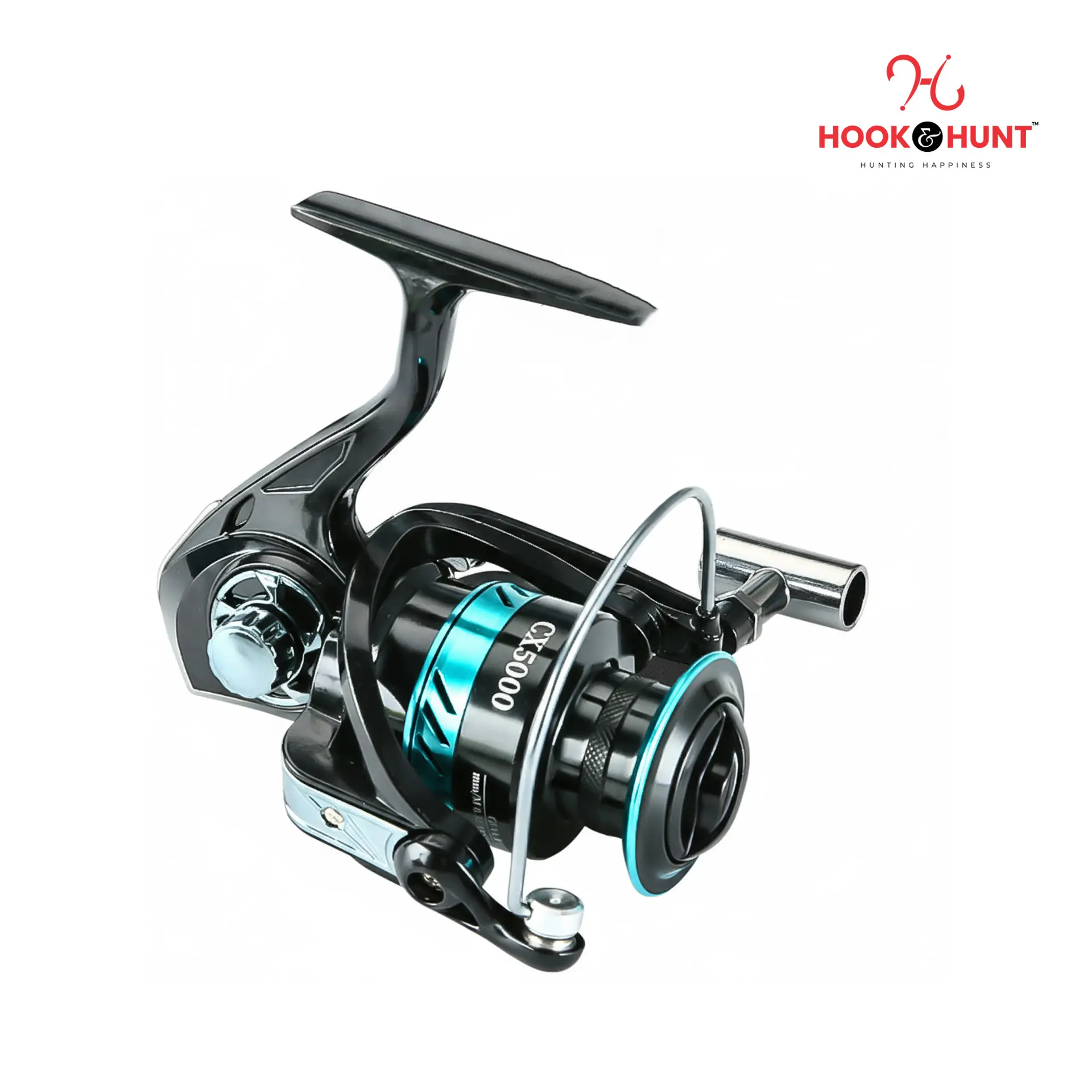 Picture of 01 Pcs CX Full Metal Spinning Reel – Long Distance Casting Fishing Line Reel for Sea Rods (4000–5000 Types) (CX 5000)