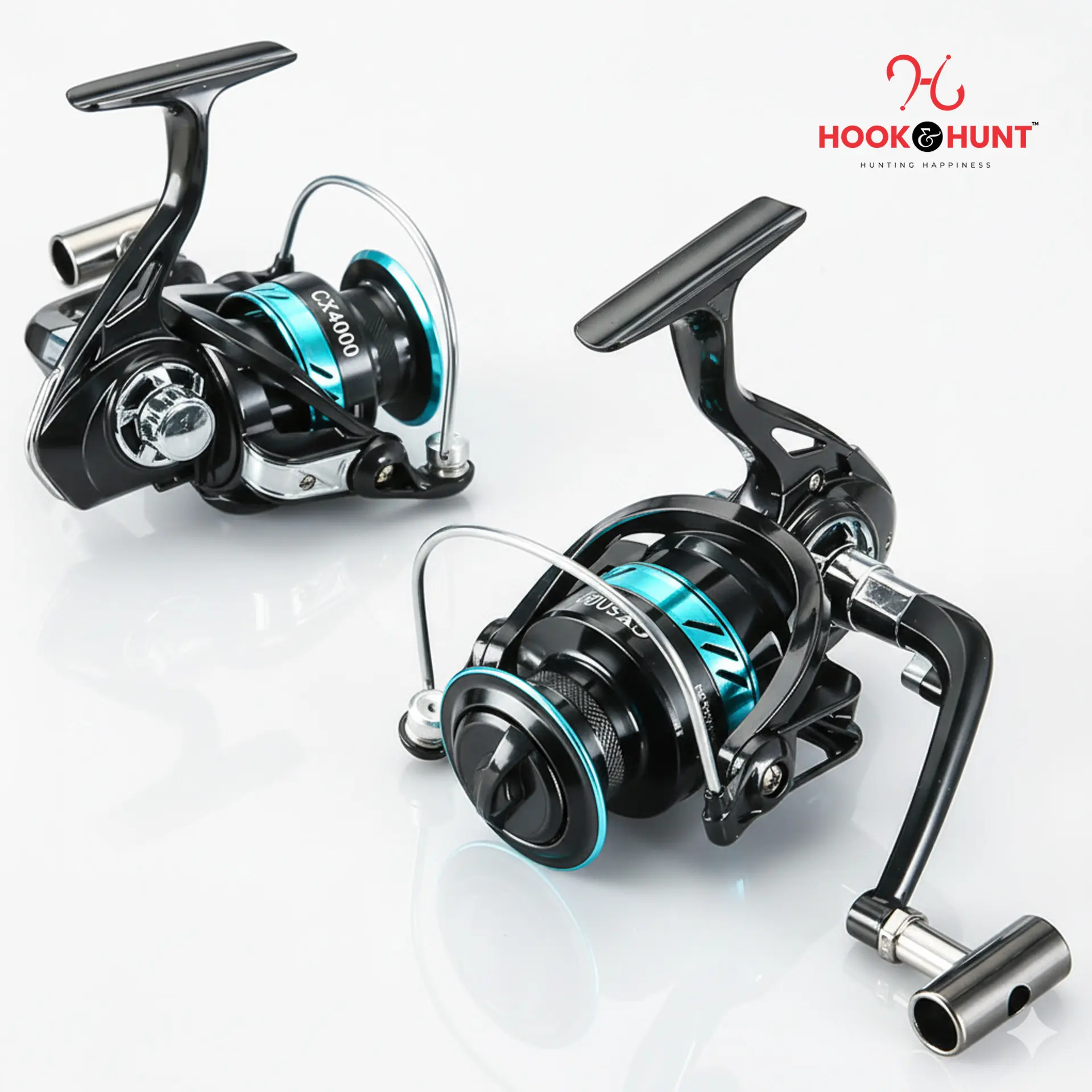Picture of 01 Pcs CX Full Metal Spinning Reel – Long Distance Casting Fishing Line Reel for Sea Rods (4000–5000 Types) (CX 4000)