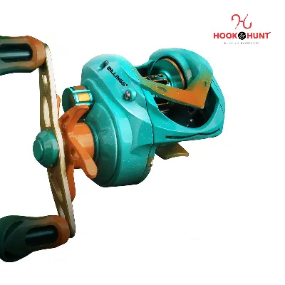 Picture of 01 PCS High-Performance CR- 200 Luya Water Drop Reel – Long Casting Metal Baitcasting Reel, Anti-Explosion Line, Left/Right Hand Options. (CR 200)