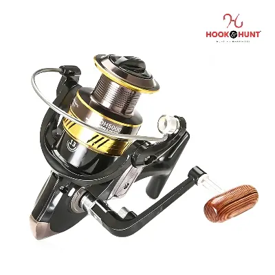 Picture of 01 Pcs High-Quality (DH) Reel -  Full Metal Spinning Fishing Reel – Sea & Rock Fishing Gear (1000–7000 Series). (7000 সিরিজ)