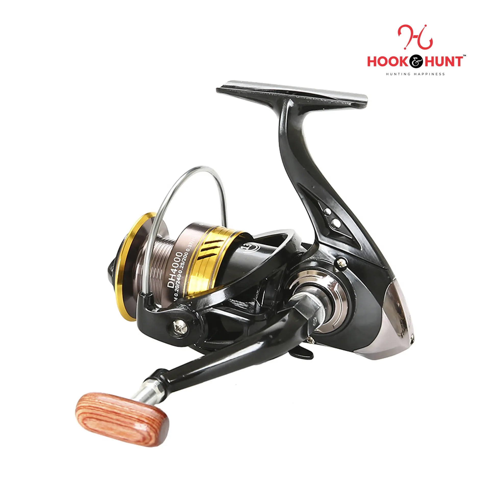 Picture of 01 Pcs High-Quality (DH) Reel -  Full Metal Spinning Fishing Reel – Sea & Rock Fishing Gear (1000–7000 Series). (5000 সিরিজ)