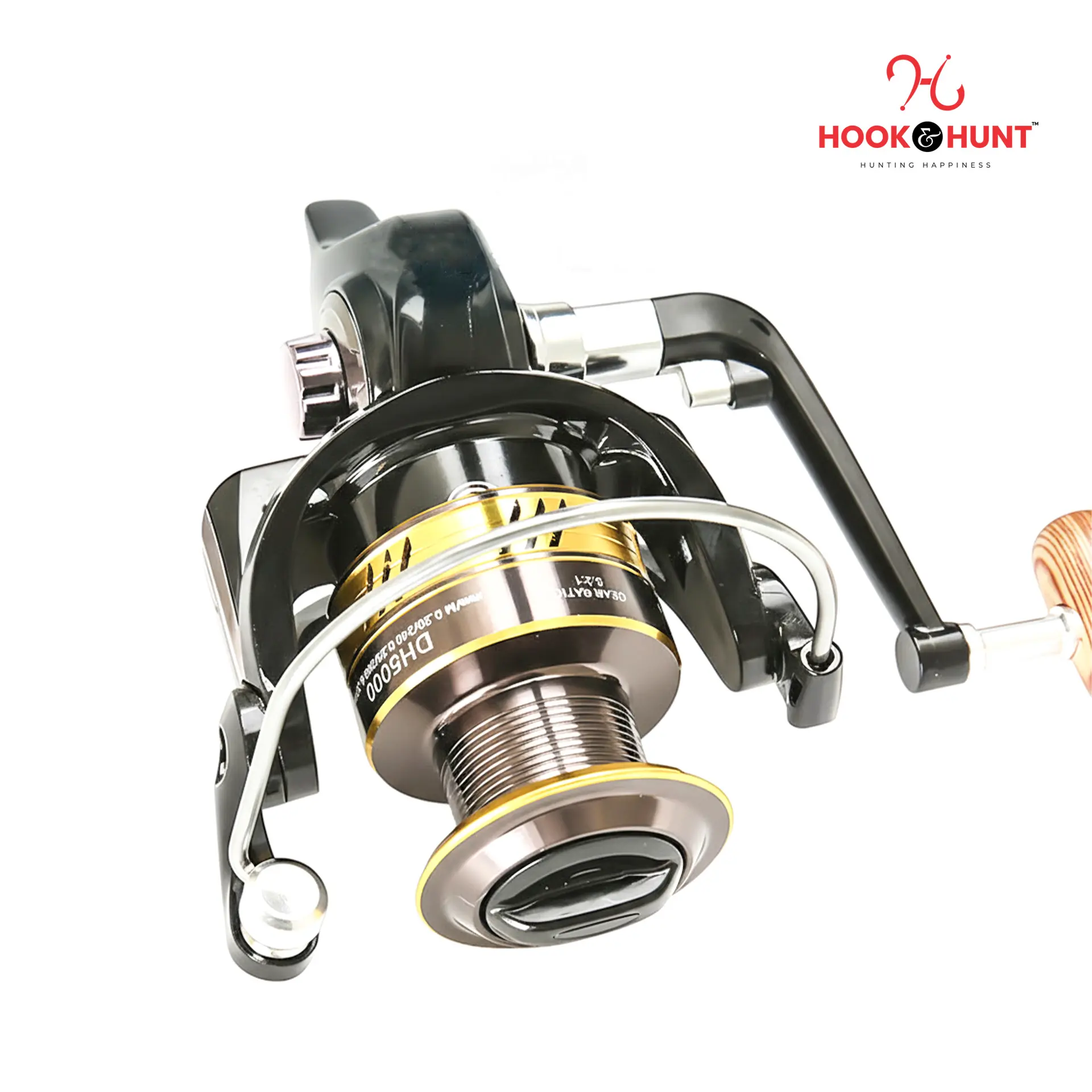Picture of 01 Pcs High-Quality (DH) Reel -  Full Metal Spinning Fishing Reel – Sea & Rock Fishing Gear (1000–7000 Series). (5000 সিরিজ)