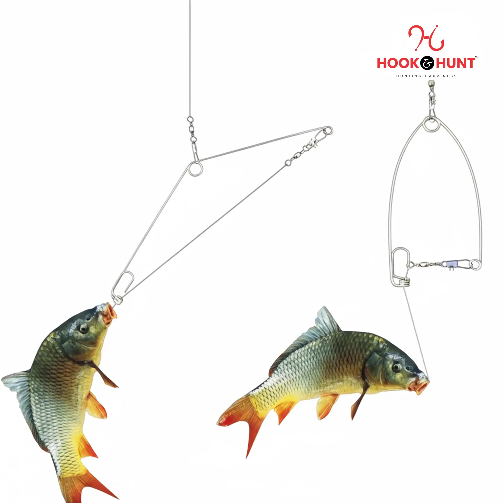 Picture of Hook Hunt Automatic Fish Jigging Tool | High-Quality Fishing Tackle | Lure & Coil Fishing Caster Set (০৩ পিছ)