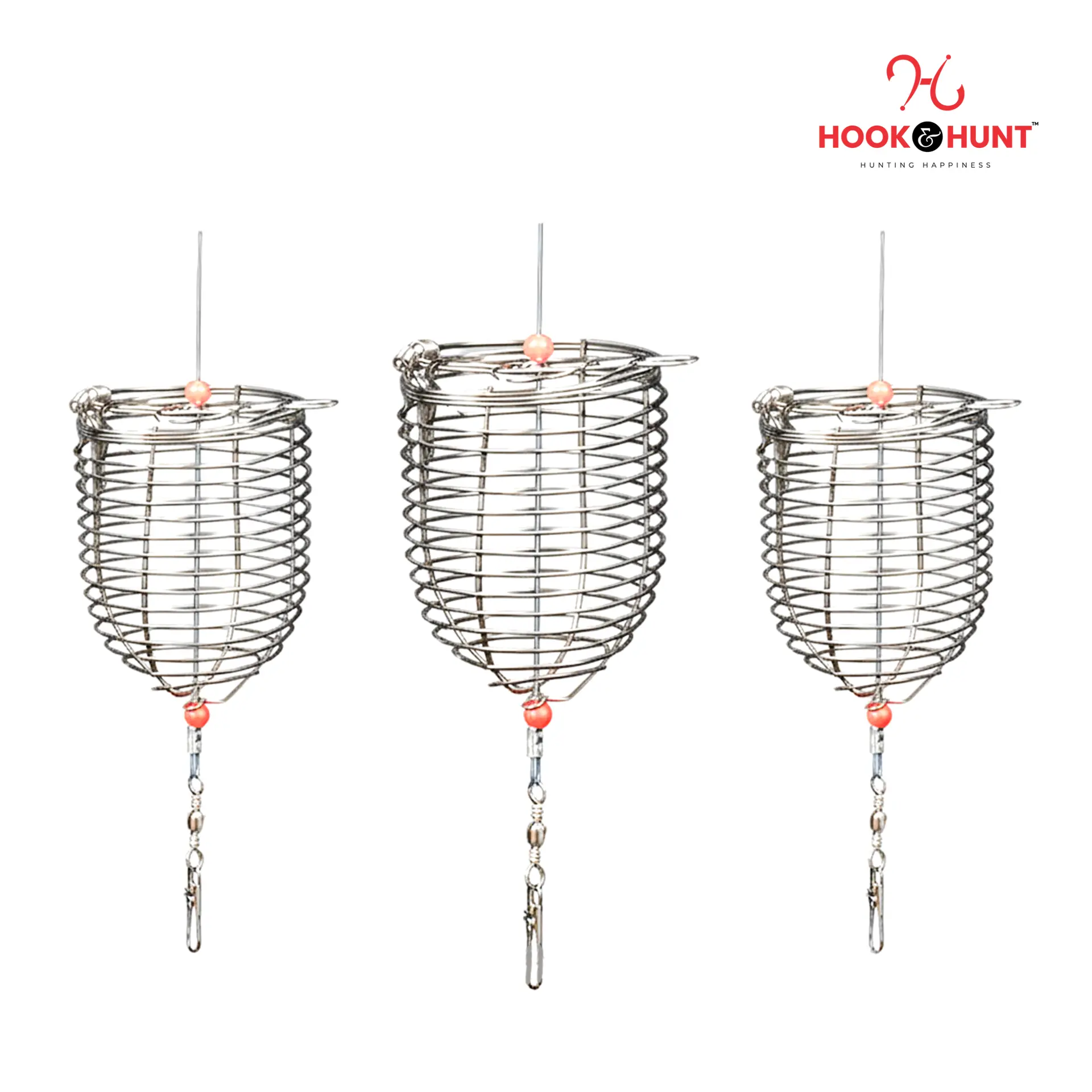 Picture of 01 Pcs New Stainless Steel Fishing Bait Cage – Small, Medium, Large & Extra Large (Medium)