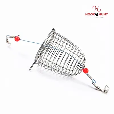 Picture of 01 Pcs New Stainless Steel Fishing Bait Cage – Small, Medium, Large & Extra Large (Small)