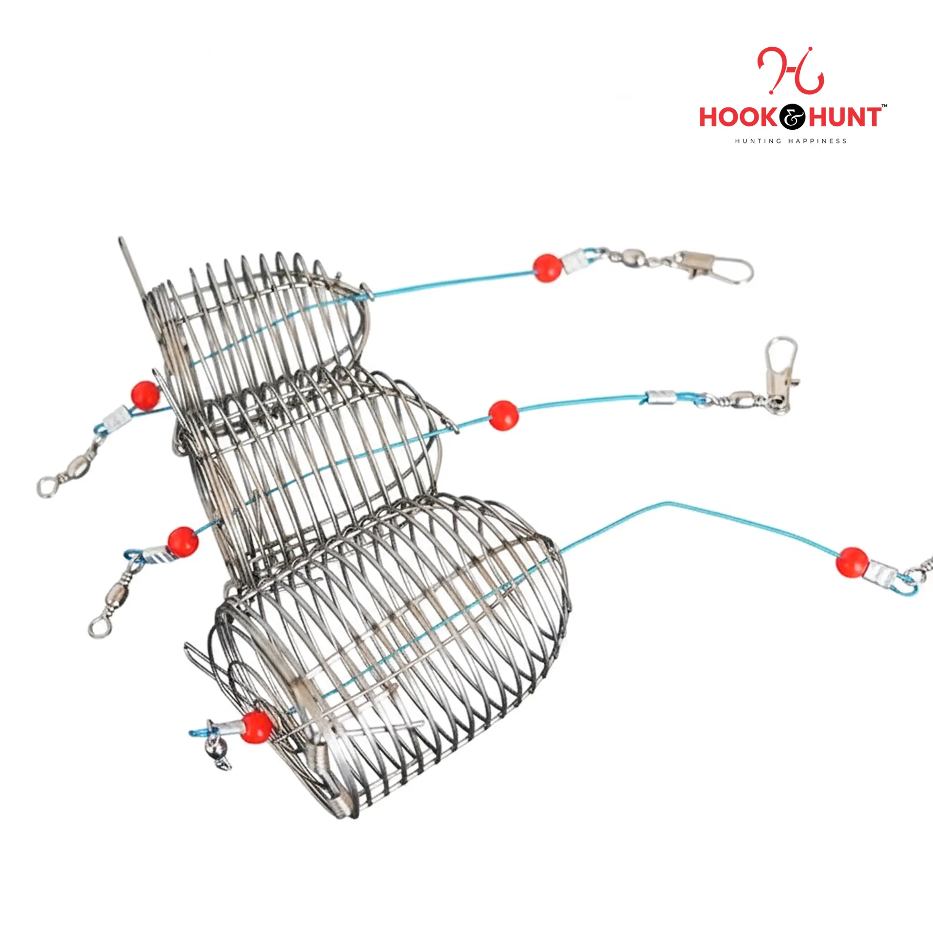 Picture of 01 Pcs New Stainless Steel Fishing Bait Cage – Small, Medium, Large & Extra Large (Small)