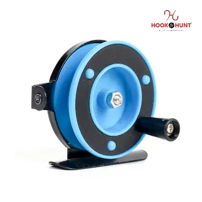 Picture of High-Quality Multi-Color Fishing Reel with Baitcasting Handle Strong build for long-term performance reel. (নীল)