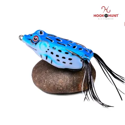 Picture of New High-Quality Bionic Lure Double Hook Fishing Rod & Reel Set (১২  গ্রাম নীল)