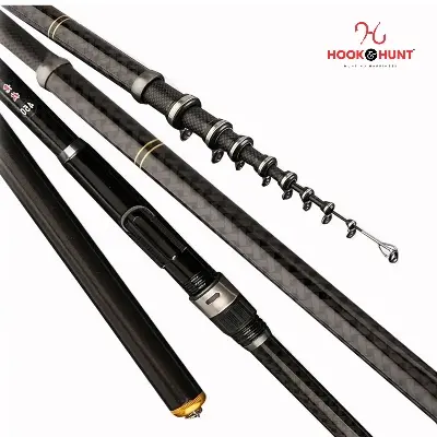 Picture of New Alpha Special Carbon Spinning Fishing Rod-  270 cm / 360 cm / 450 cm  Portable Lightweight for Freshwater and Sea Fishing. (360 cm)