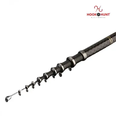 Picture of New Alpha Special Carbon Spinning Fishing Rod-  270 cm / 360 cm / 450 cm  Portable Lightweight for Freshwater and Sea Fishing. (360 cm)