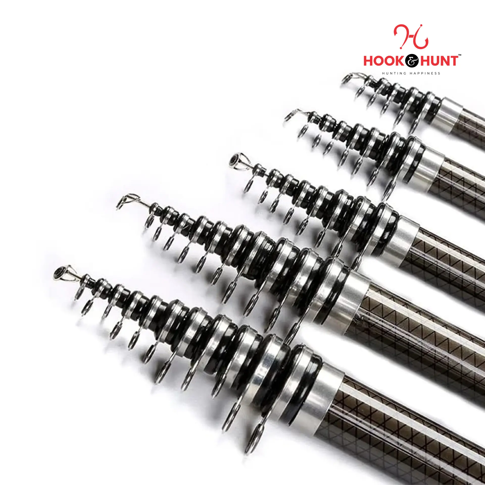 Picture of 300 cm / 360 cm / 450 cm Alpha Copy Carbon Short Section Dual Purpose Rock Fishing Rod – Premium carbon fiber build Rod. (300 CM)