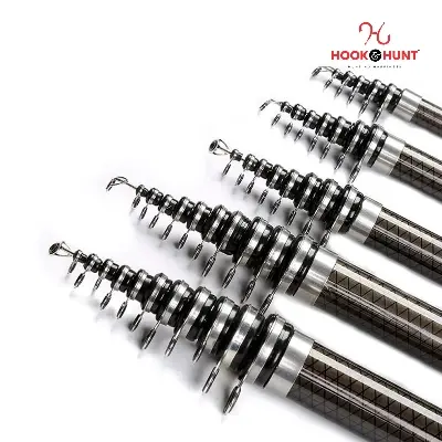 Picture of 450 cm Alpha Copy Carbon Short Section Dual Purpose Rock Fishing Rod – Premium carbon fiber build Rod. (450 cm)